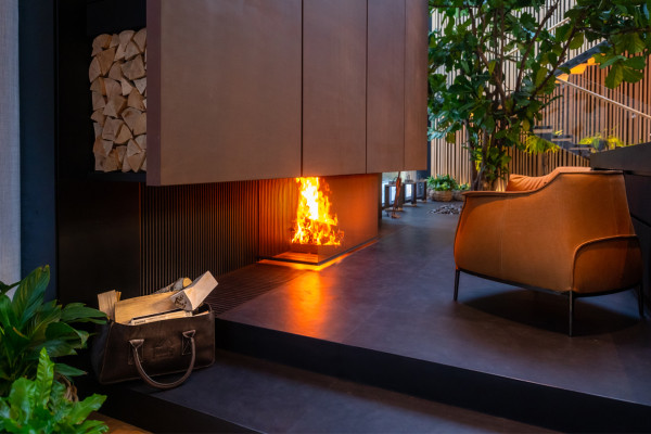 Индивидуальный камин с открытым очагом FireDesign