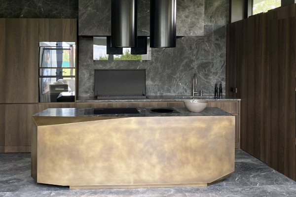 Кухня на террасе с ГРИЛЬ-элементом