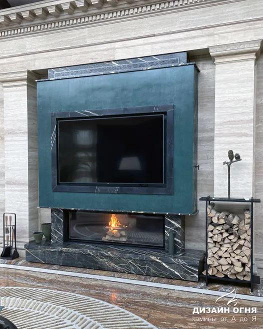 Красивый камин!