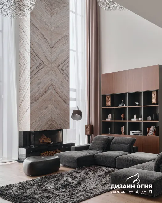 Камин Brunner Panorama 57/25/121/25